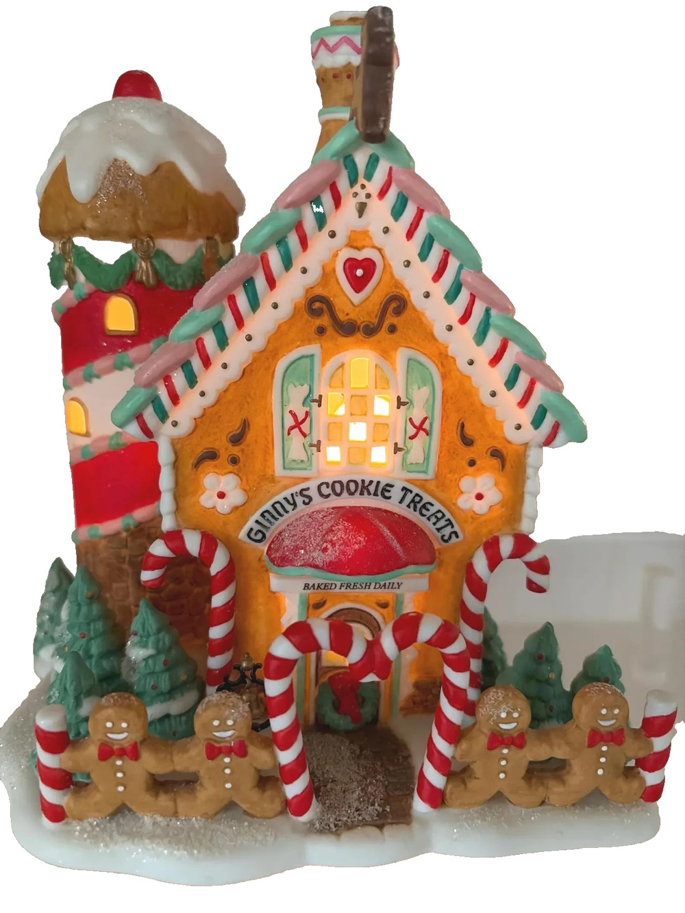 Department 56 Ginny’s Cookie Treat HOUSE & Sign ONLY w/ Box 56732 North Pole